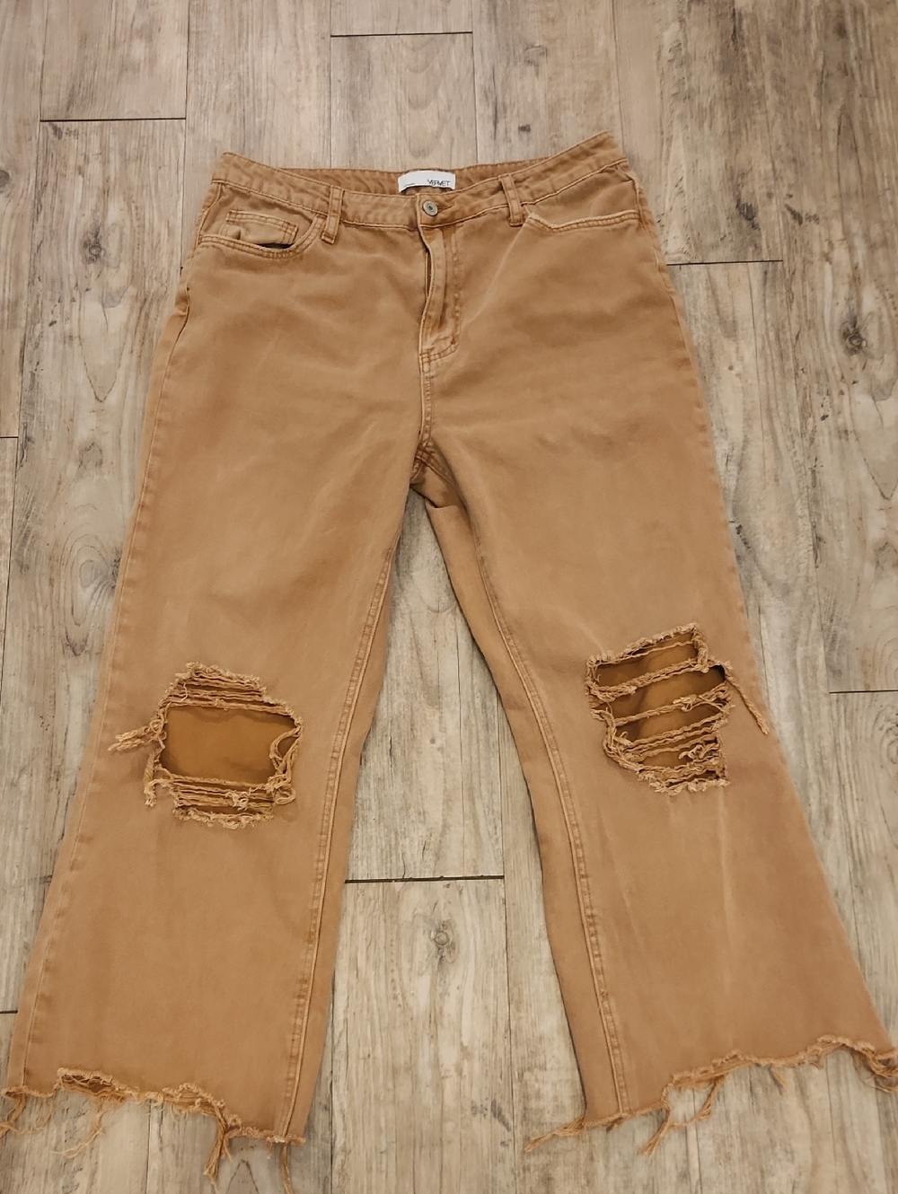 Vervet Distressed Wide-Leg Women’s Jeans